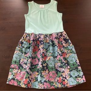 Hanna Andersson 140 Girls 10 Floral Dress Pockets